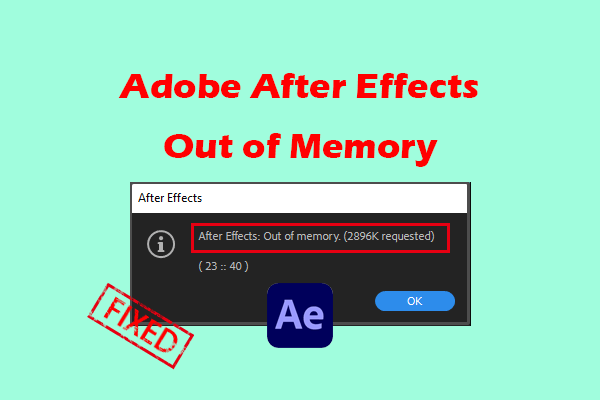 Adobe After Effects Out of Memory: What Causes It & How to Fix It