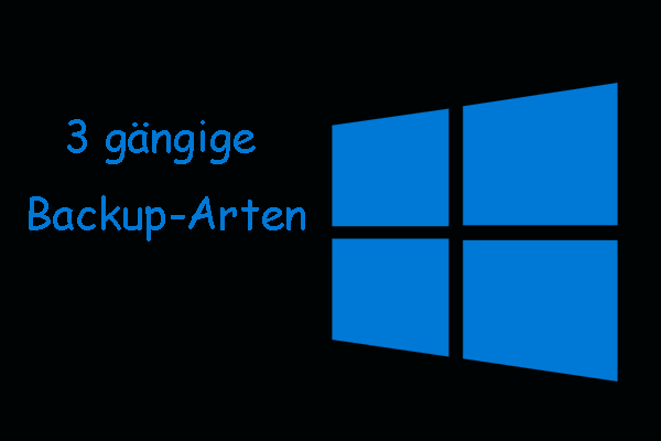 3 gängige Backup-Arten erklärt: Voll-, inkrementelles & differentielles Backup