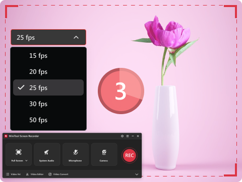 Diverse Recording Frame Rates