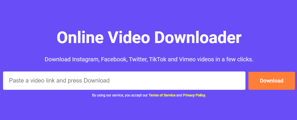 Online Video Downloader on viddown.net