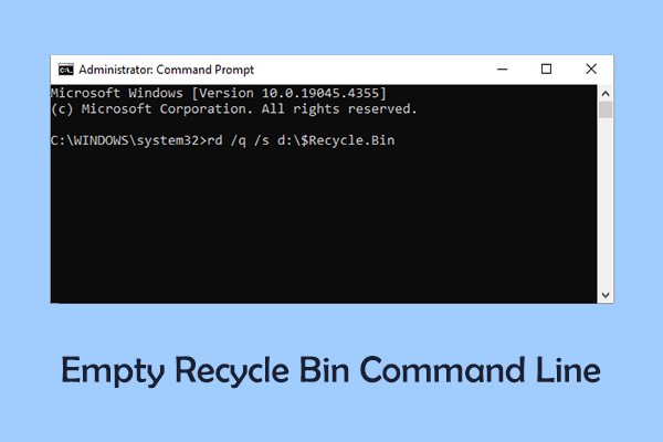 A Comprehensive Guide: Empty Recycle Bin Command Line