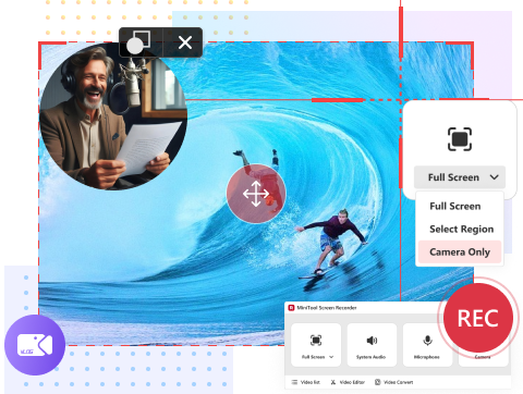 Flexible Screen & Webcam Capture