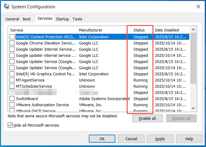 Windows 10 clean boot