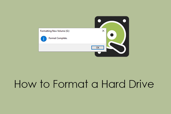 A Full Guide on How to Format a Hard Drive on Windows 10/11