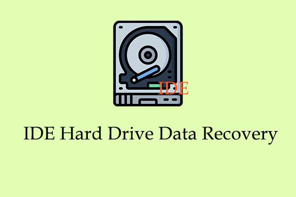 How to Perform an IDE Hard Drive Data Recovery: Find Ways Here