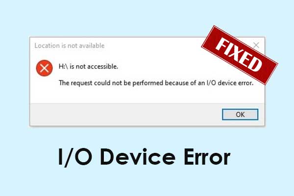5 Fixes for I/O Device Error on Hard Drives, USBs, and SD Cards