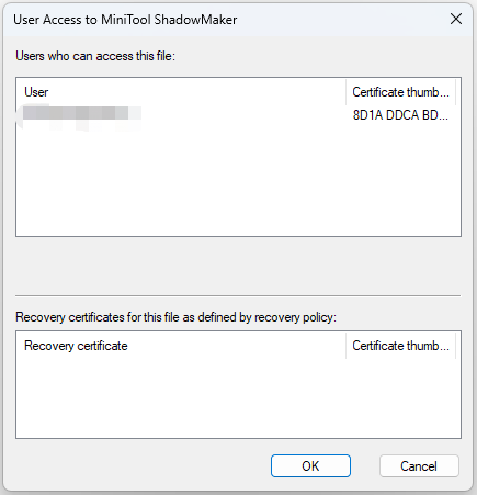 check if a file/folder is protected with PDE or EFS