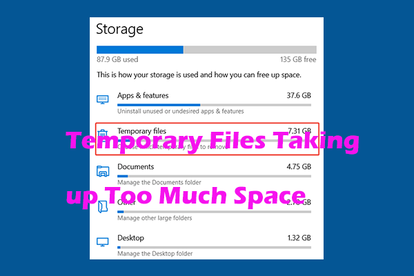 Top Solutions to Temporary Files Taking up Too Much Space on PC