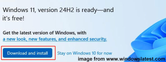 Windows 11 version 24H2 is ready