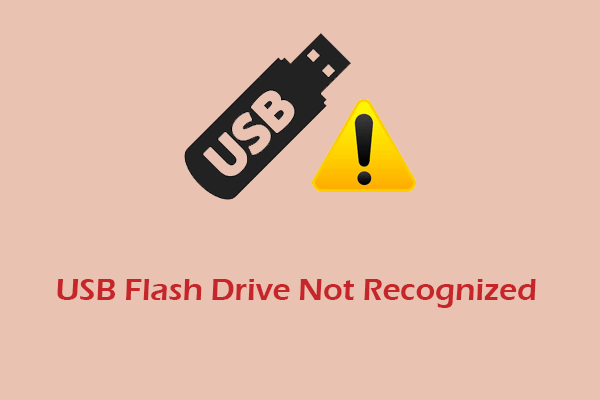USB Flash Drive Not Recognized on Windows 10/11? Fix It Now